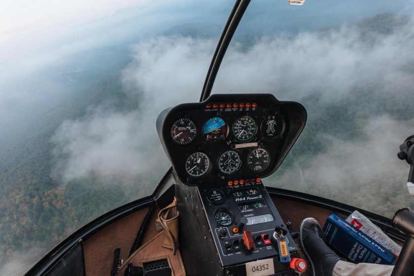 Полет на вертолете