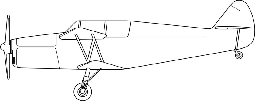 Самолет чертеж