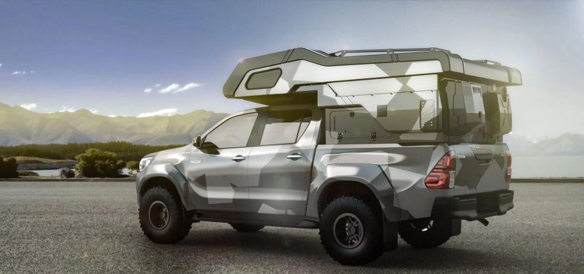 Жилой модуль на пикап Helix 1500