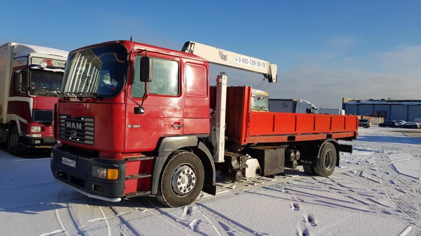 Man TGA 26.350 манипулятор