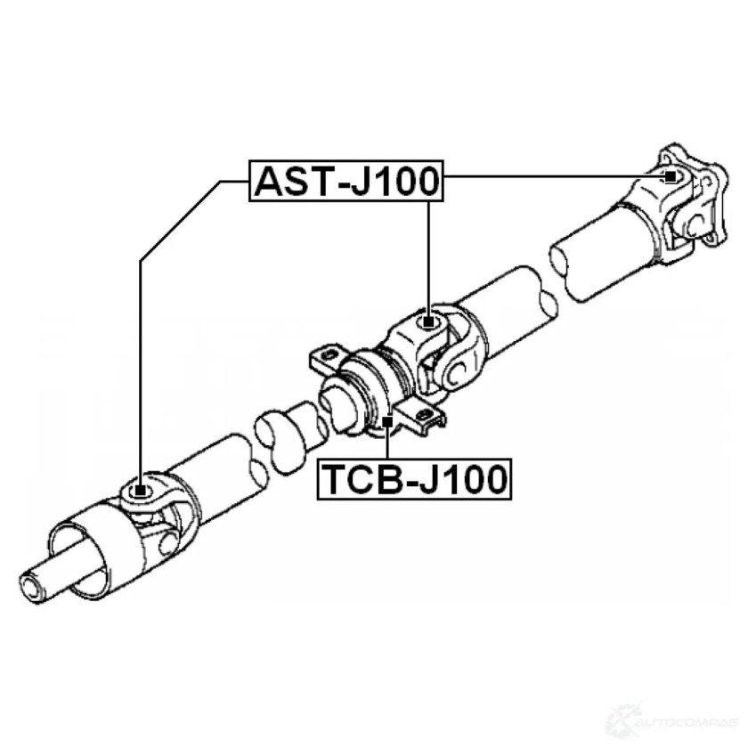 Крестовина кардана Дайхатсу Териос