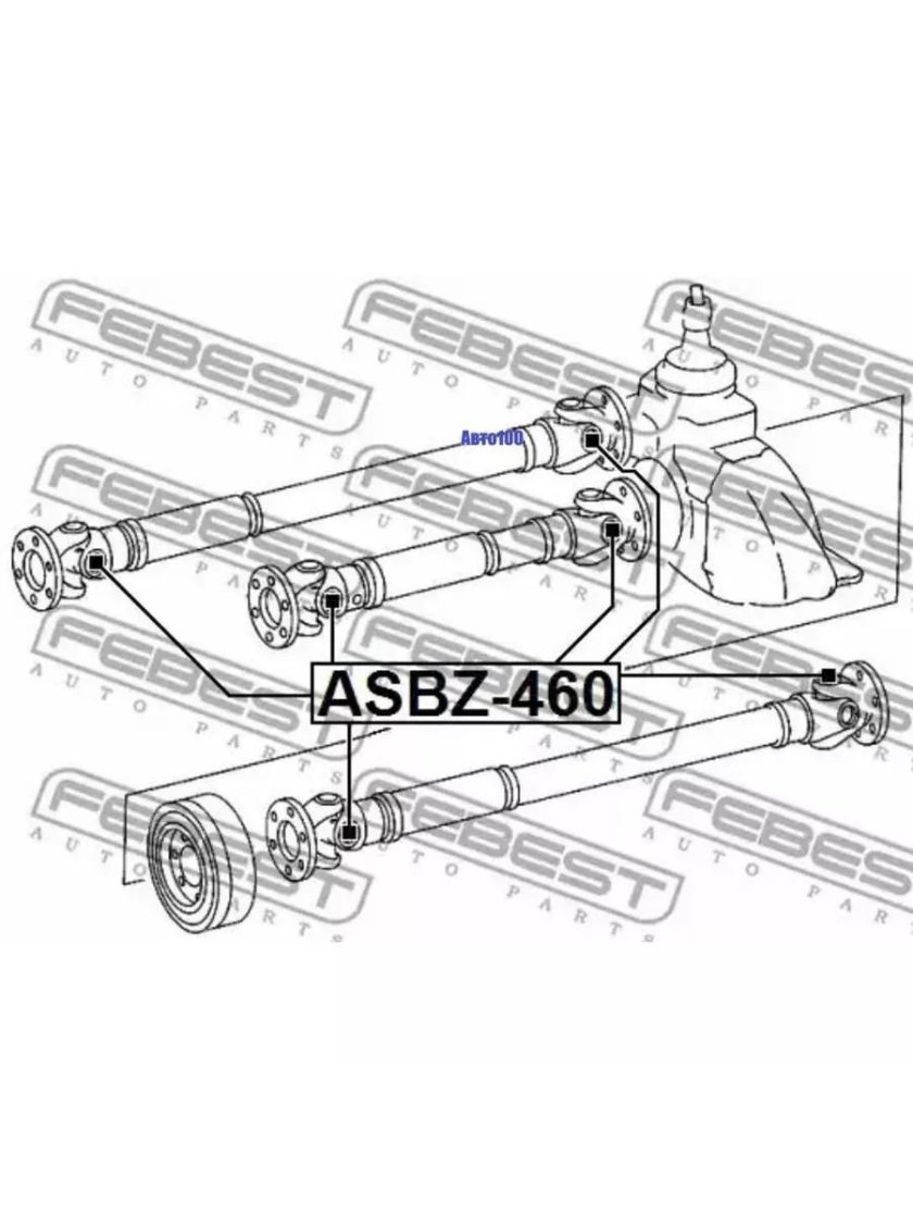 Крестовина карданной передачи febest