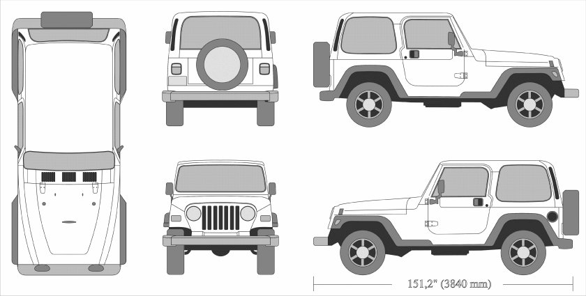 Jeep Wrangler 2020 Blueprint