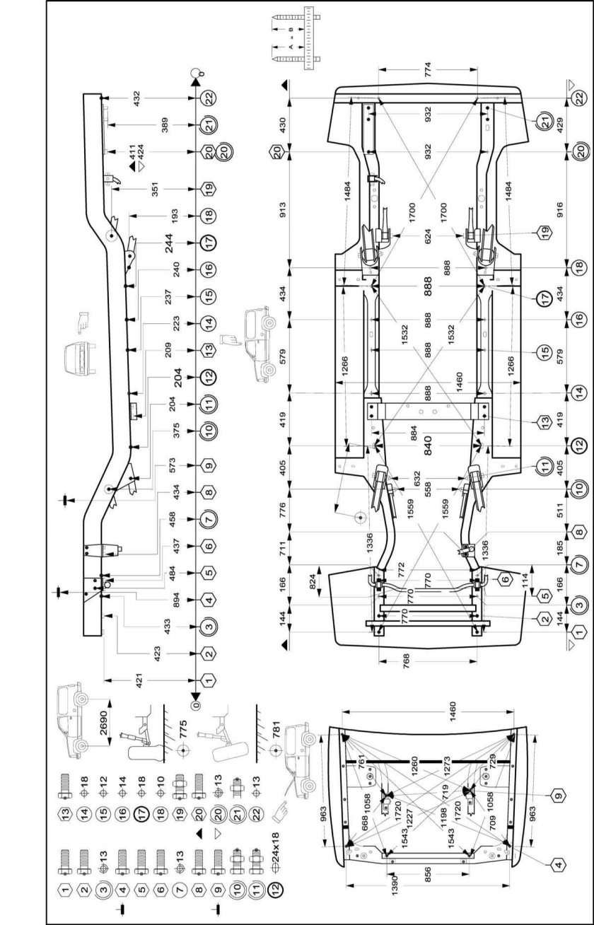 Габариты Гранд Чероки wk2