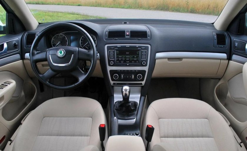 Шкода Октавия а5 салон