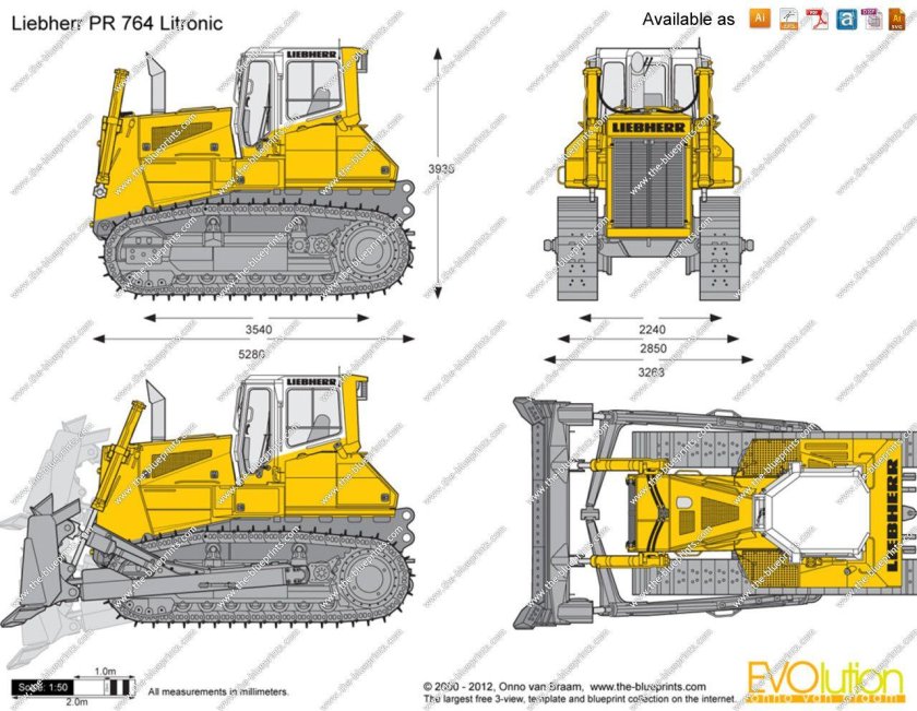 Бульдозер Либхер 764