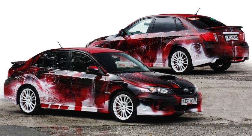 Subaru Impreza WRX STI 2008 винил