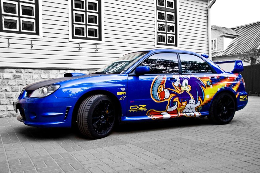 Винилы на Субару Импреза WRX STI