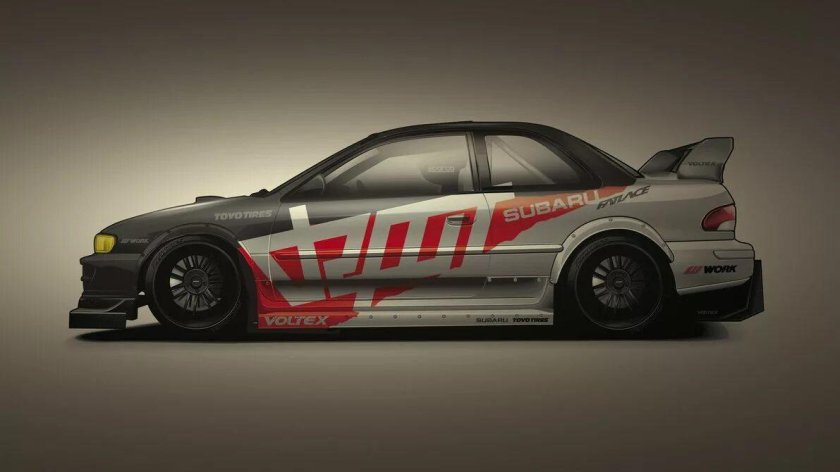 Subaru Impreza WRX STI time Attack