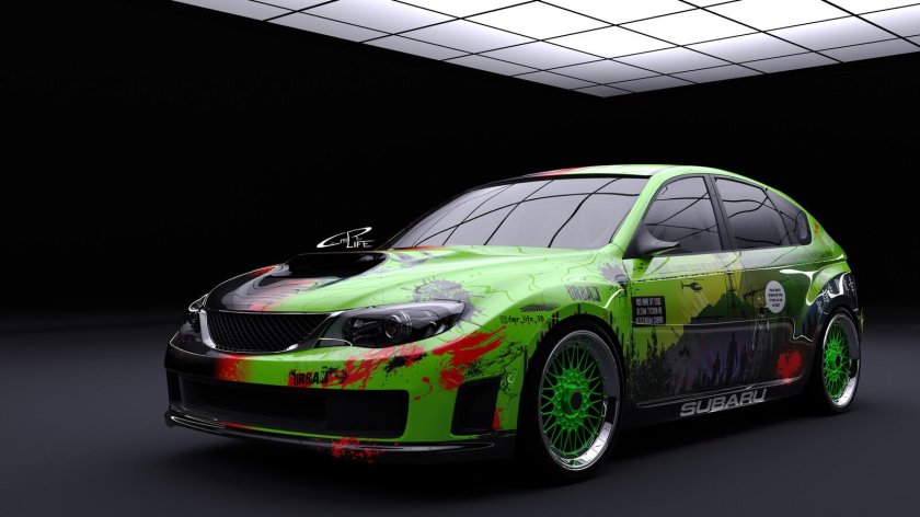 Subaru Impreza WRX STI 2008 винил