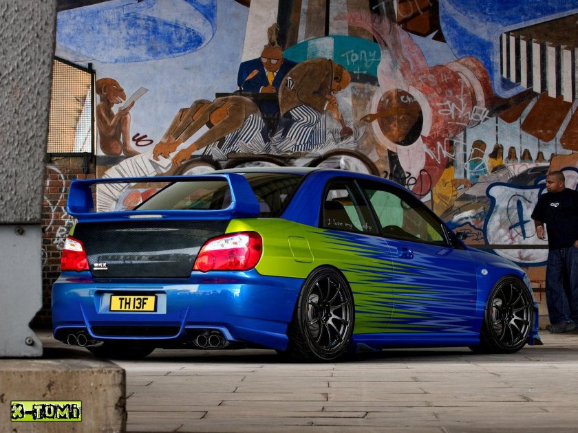 Винил на WRX STI