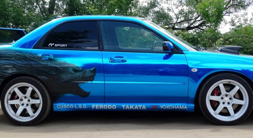 Subaru Impreza WRX винил