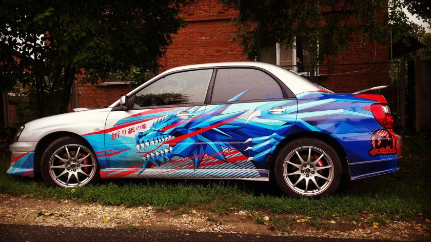 Subaru Impreza WRX винил