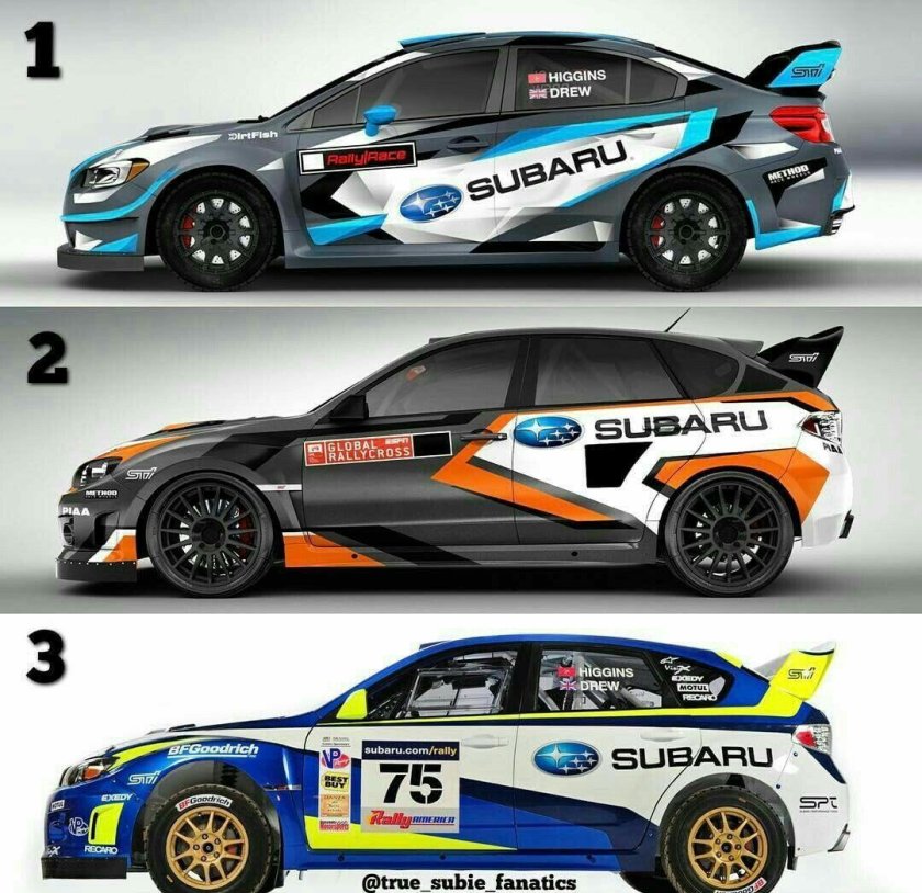 Субару Импреза ливрея