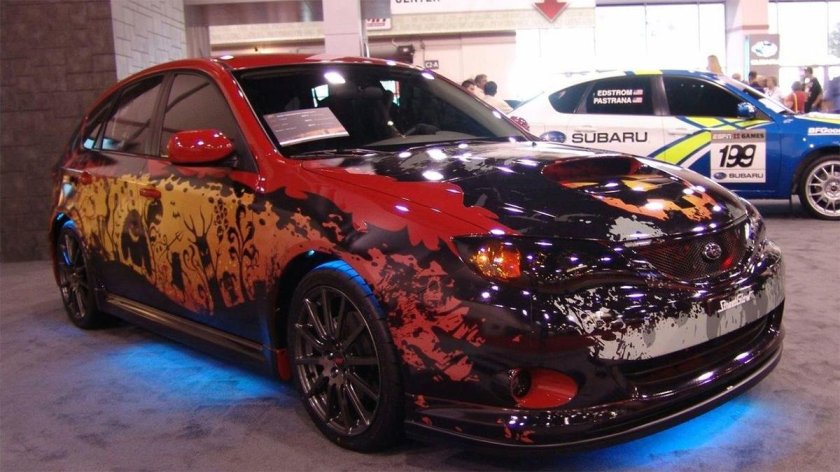 Subaru Impreza WRX винил