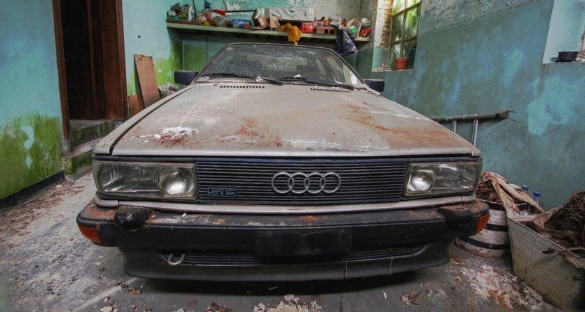 Ауди 80 заброшенная