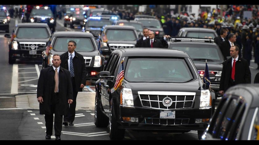 Лимузин президента США Дональда Трампа