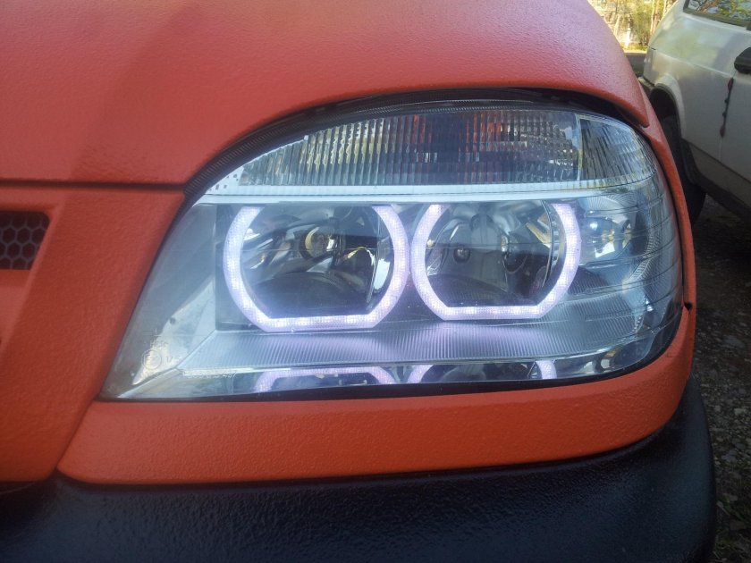 Ангельские глазки нива шевроле