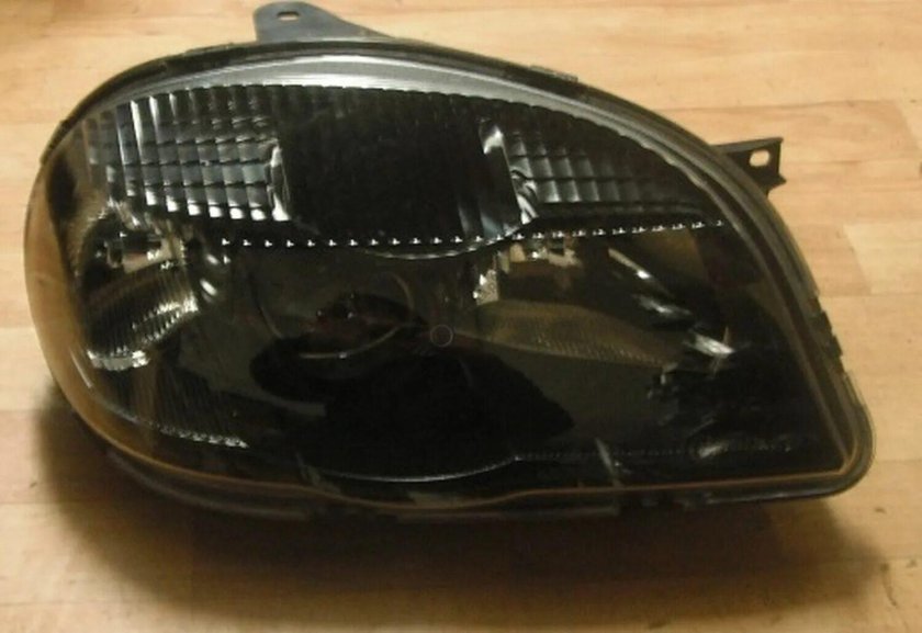 Чёрные фары Нива Шевроле