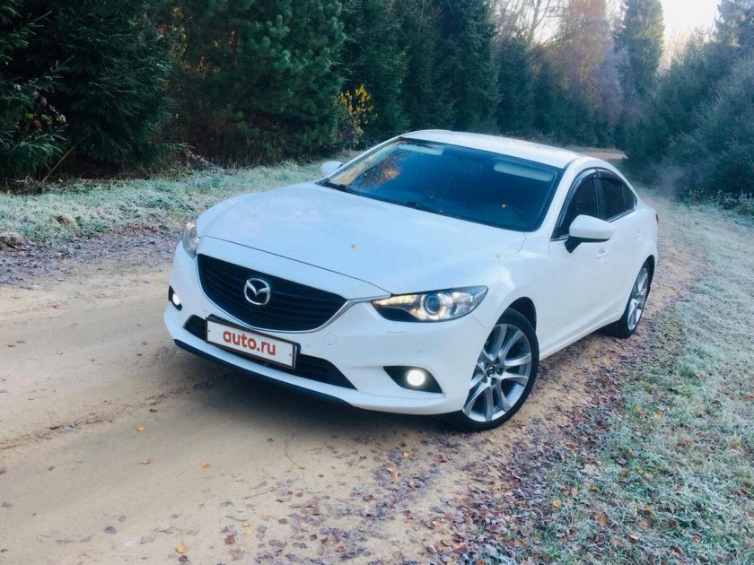 Мазда 6 2014 белая