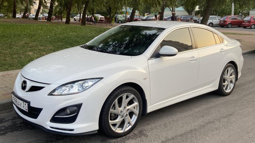 Мазда 6 gh белая