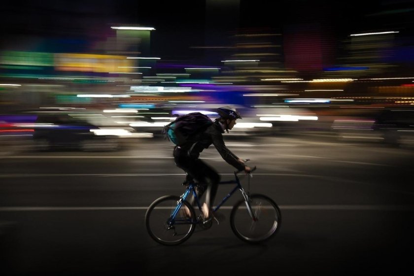 Велосипед в городе