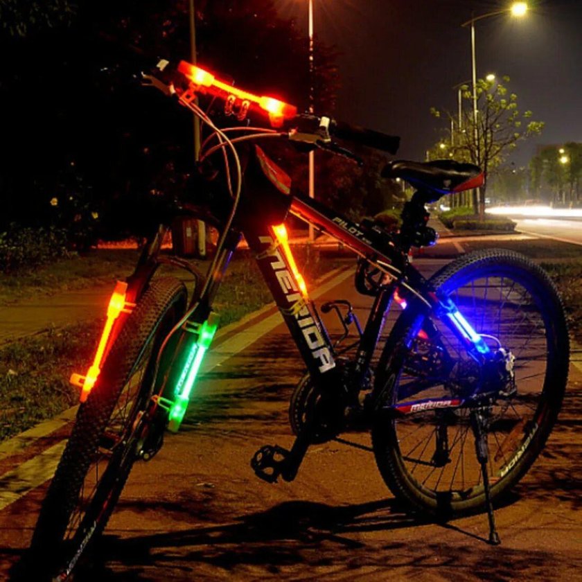 Велосипед с РГБ подсветкой