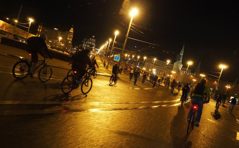 Ночной велопарад Москва