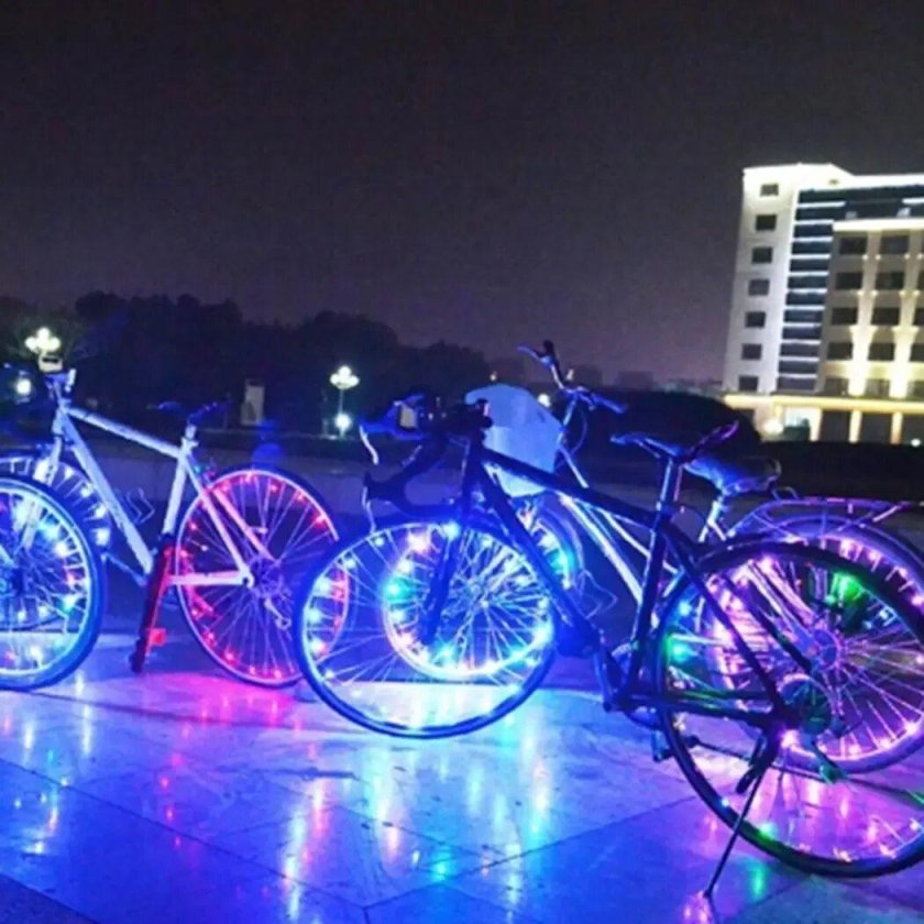 Подсветка колес велосипеда