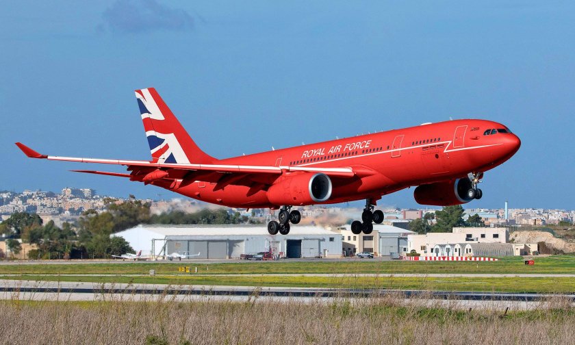 Самолет премьер министра Великобритании