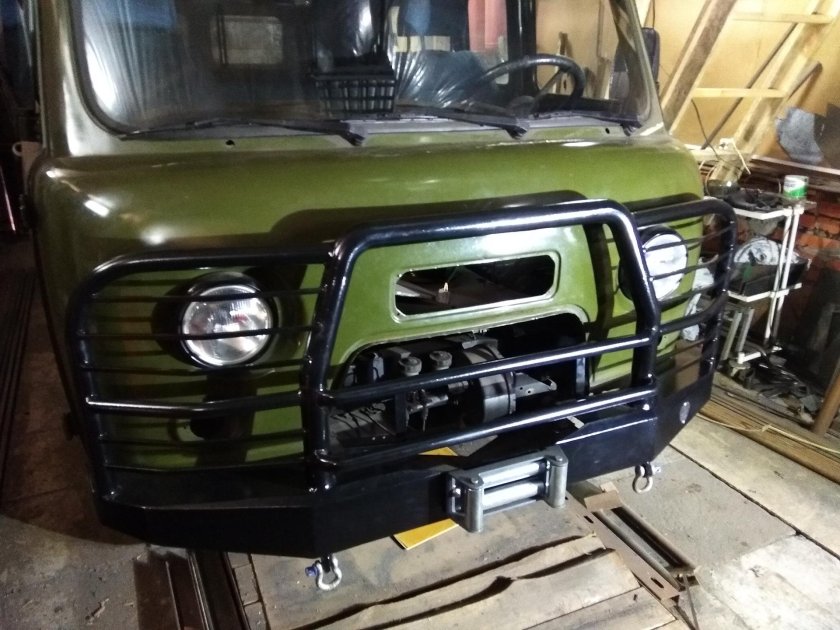 Силовой бампер УАЗ 3303