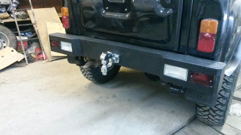 Задний бампер УАЗ 469 из швеллера