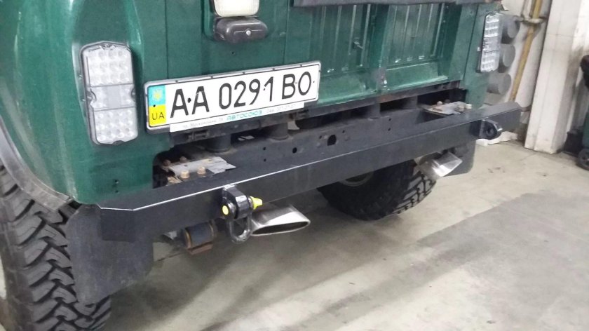 Бампер УАЗ-469 задний