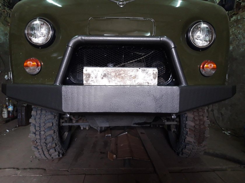 Силовой бампер риф УАЗ 452