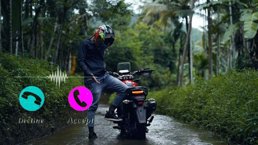 Мотоциклист в дождь