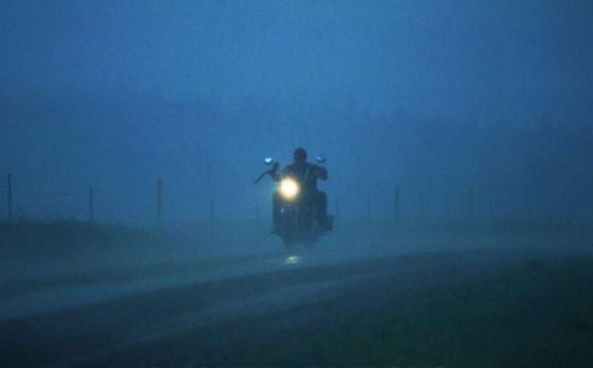 Мотоцикл в тумане