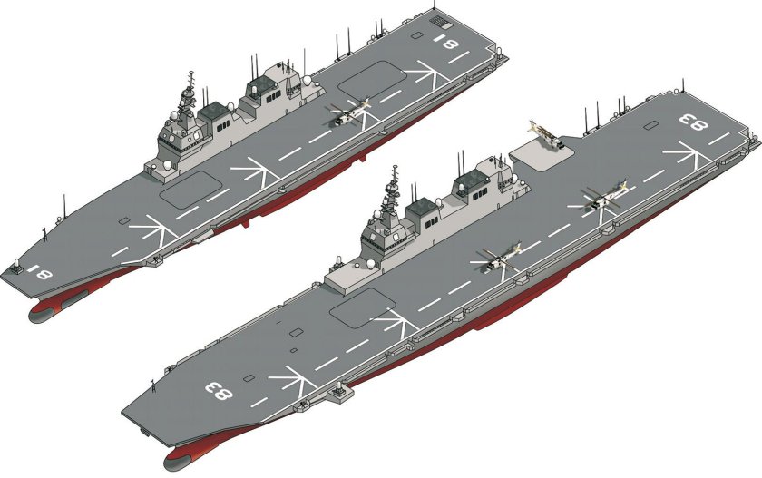 Izumo авианосец