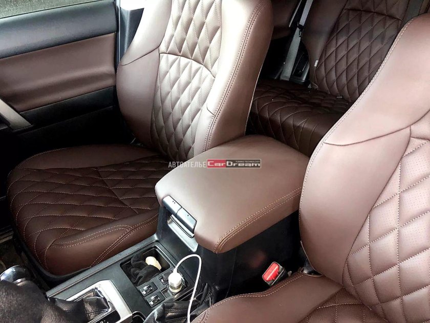 Салон Прадо 150 в кожу