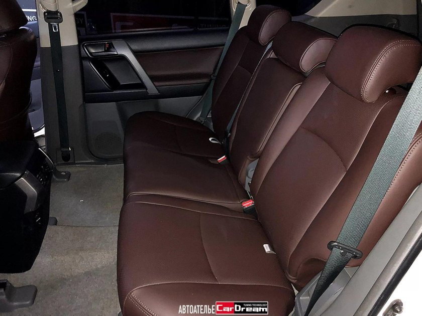 Салон Прадо 150 в кожу