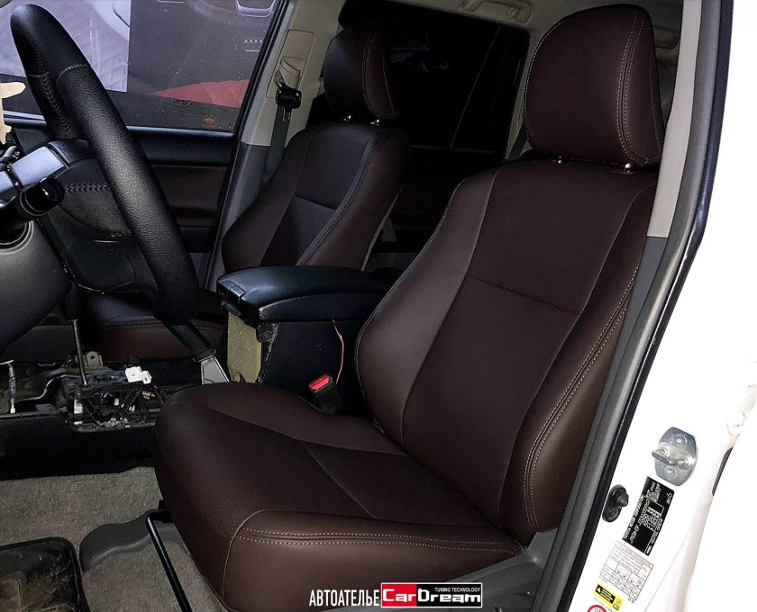 Prado 150 кожаный салон