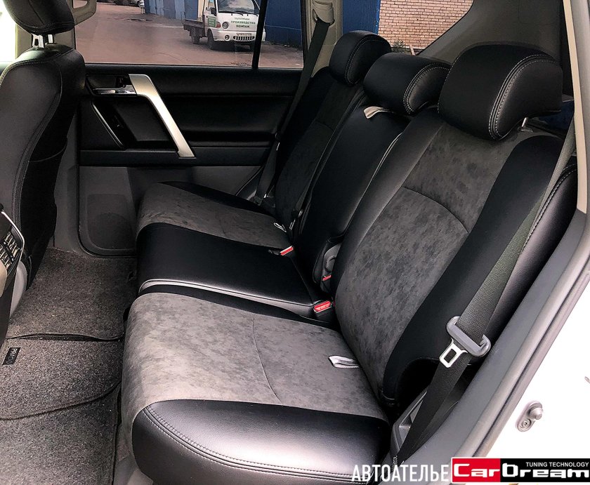 Салон Прадо 150 в кожу