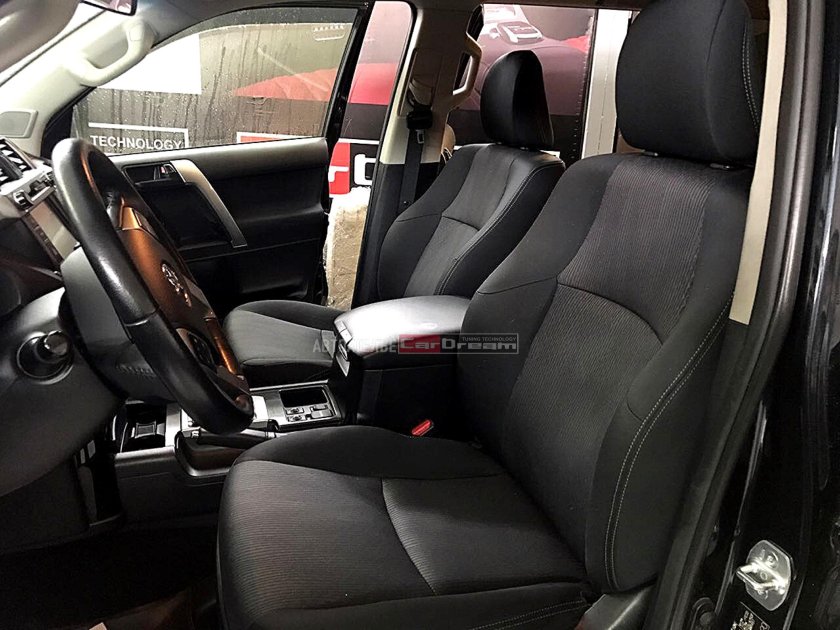 Prado 150 велюр салон