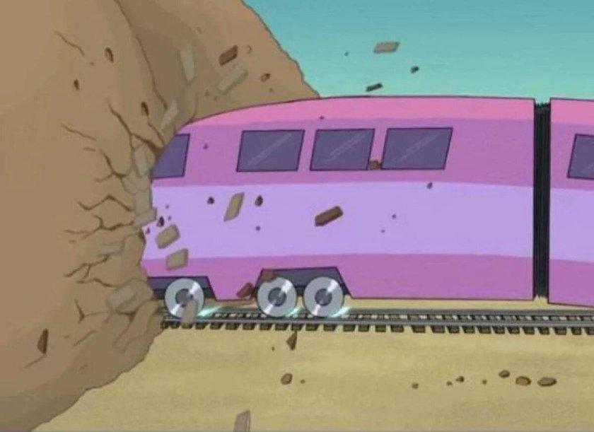 Саус парк поезд в туннель