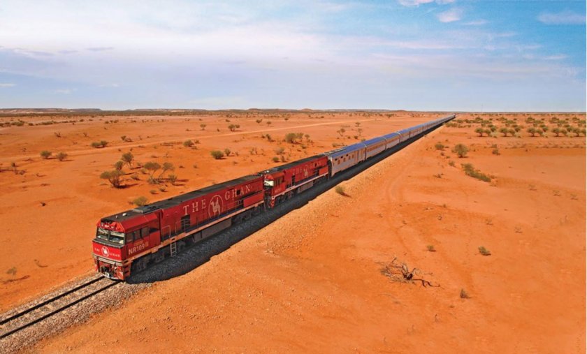 Поезд the ghan аделаида-дарвин