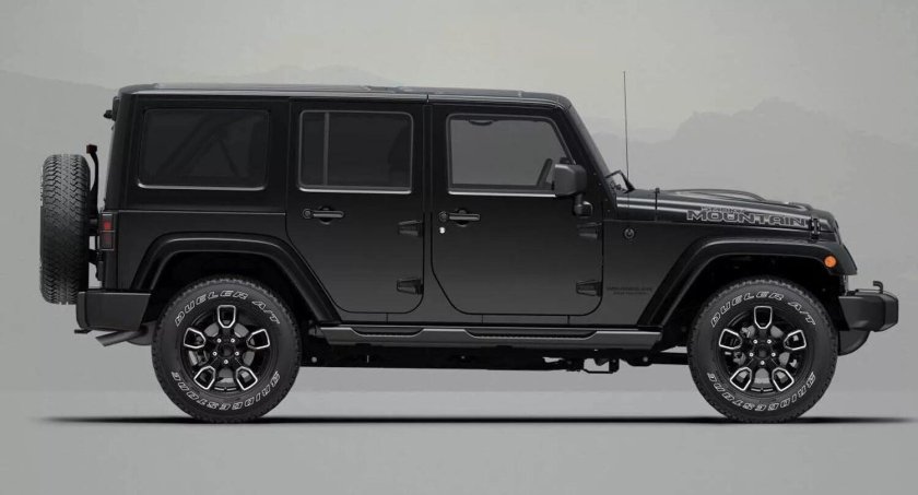 Джип Вранглер Рубикон вид сбоку