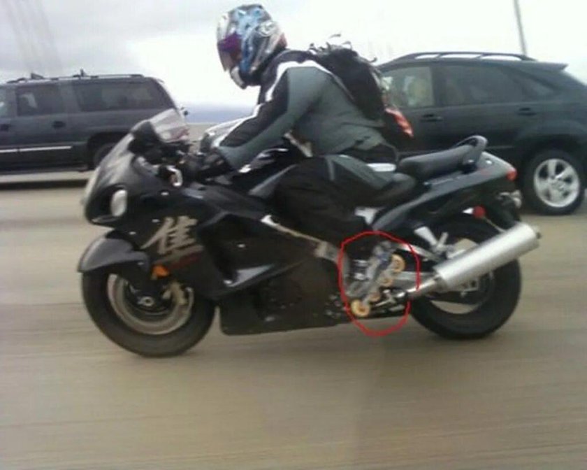 Закончился бензин мотоцикл