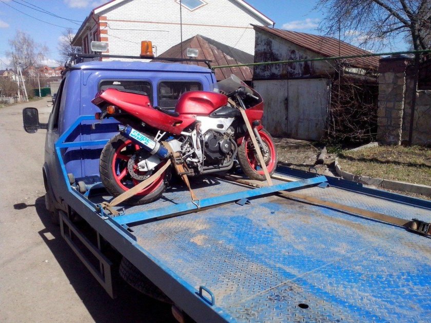 Перевозка мотоцикла