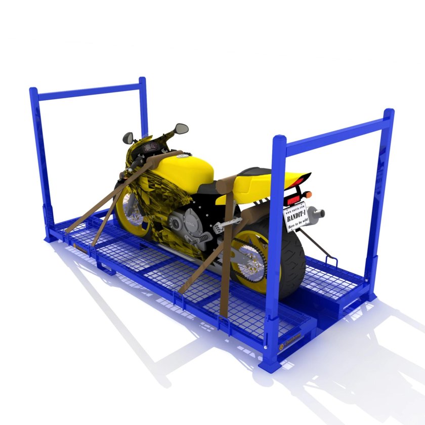 Мотоцикл на паллете