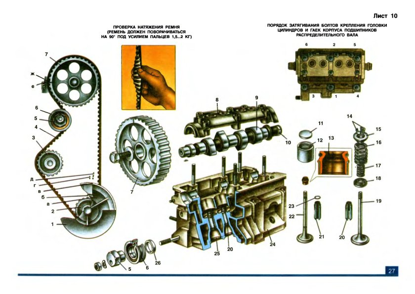 Привод ремня ГРМ ВАЗ 11113