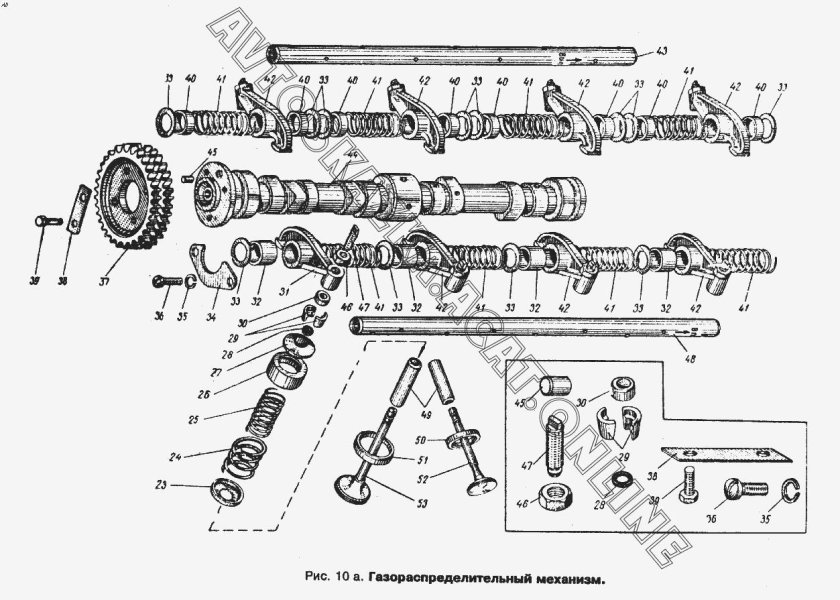 Газораспределительный механизм Москвич 412